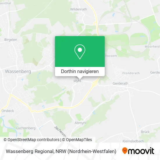 Wassenberg Regional Karte