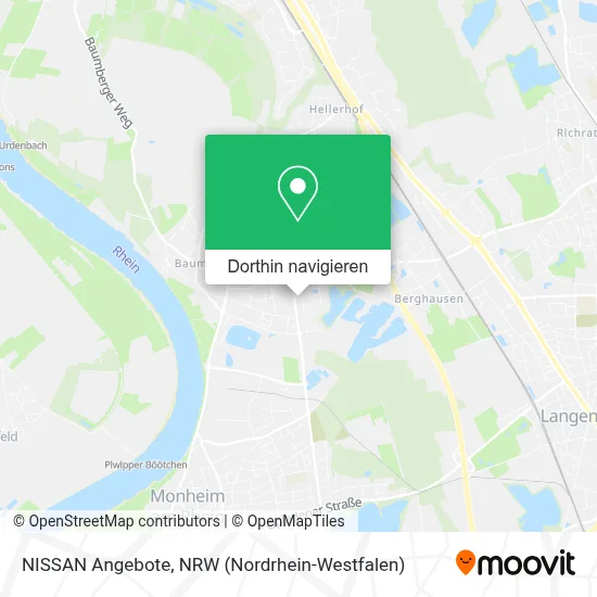 NISSAN Angebote Karte