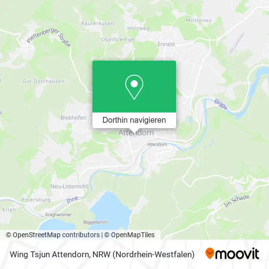 Wing Tsjun Attendorn Karte