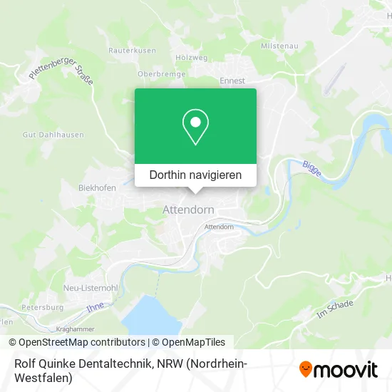 Rolf Quinke Dentaltechnik Karte