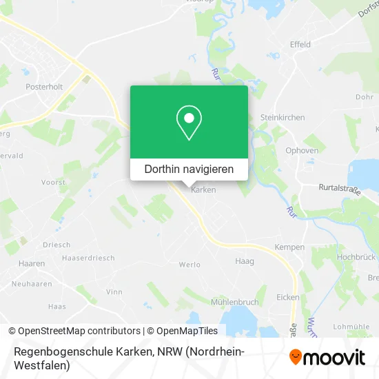 Regenbogenschule Karken Karte