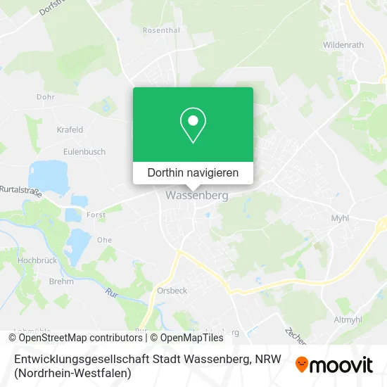 Entwicklungsgesellschaft Stadt Wassenberg Karte