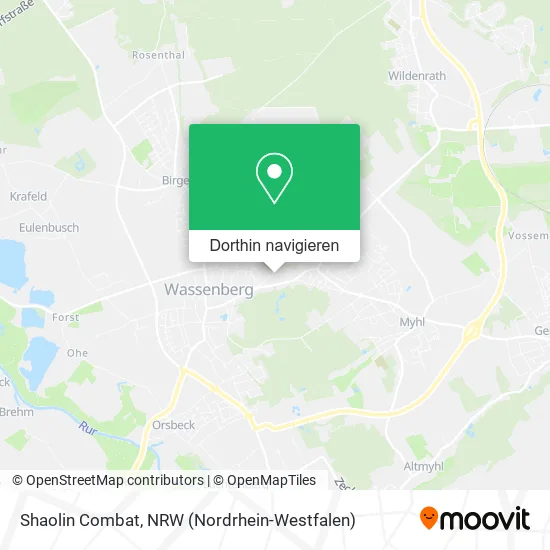 Shaolin Combat Karte