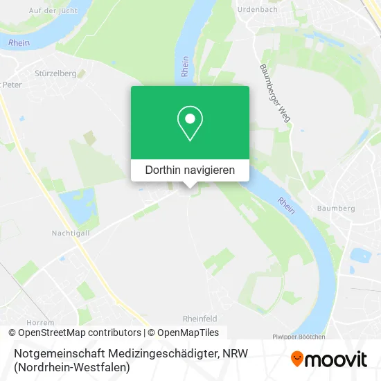 Notgemeinschaft Medizingeschädigter Karte