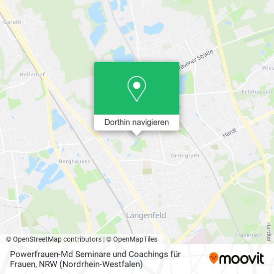 Powerfrauen-Md Seminare und Coachings für Frauen Karte