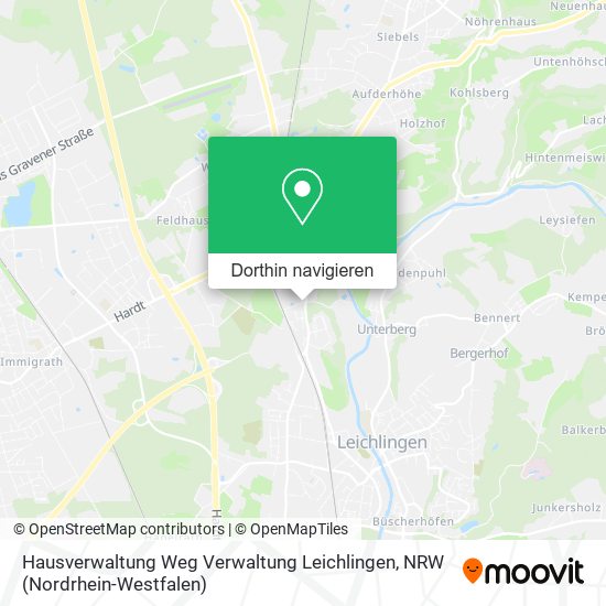 Hausverwaltung Weg Verwaltung Leichlingen Karte