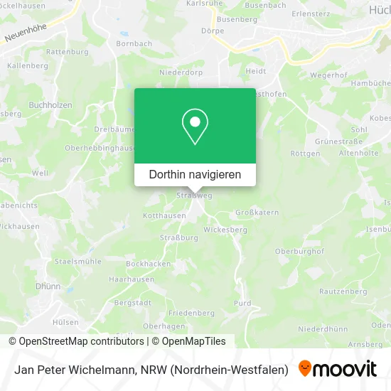 Jan Peter Wichelmann Karte