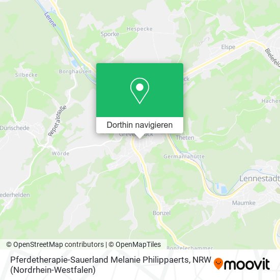 Pferdetherapie-Sauerland Melanie Philippaerts Karte