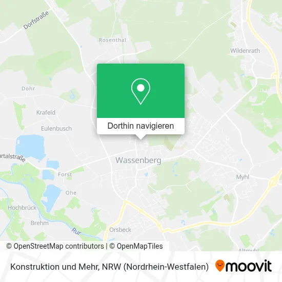 Konstruktion und Mehr Karte