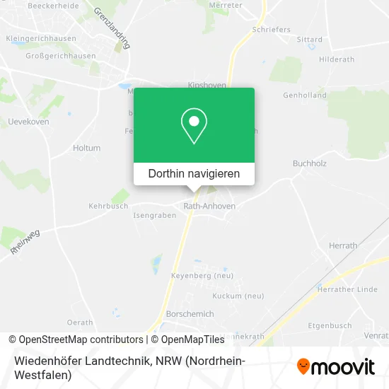 Wiedenhöfer Landtechnik Karte