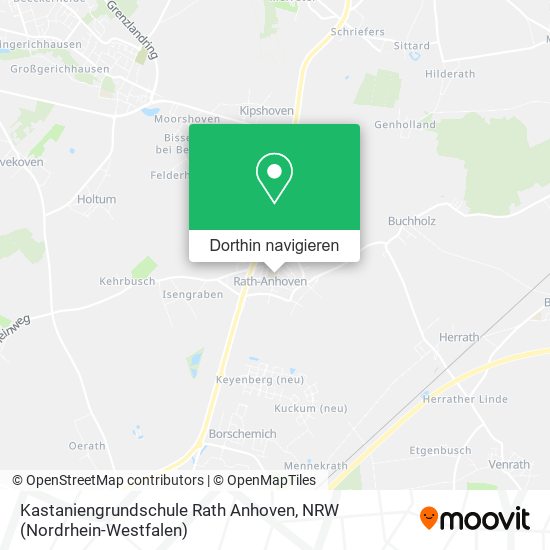 Kastaniengrundschule Rath Anhoven Karte