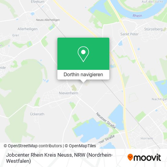 Jobcenter Rhein Kreis Neuss Karte