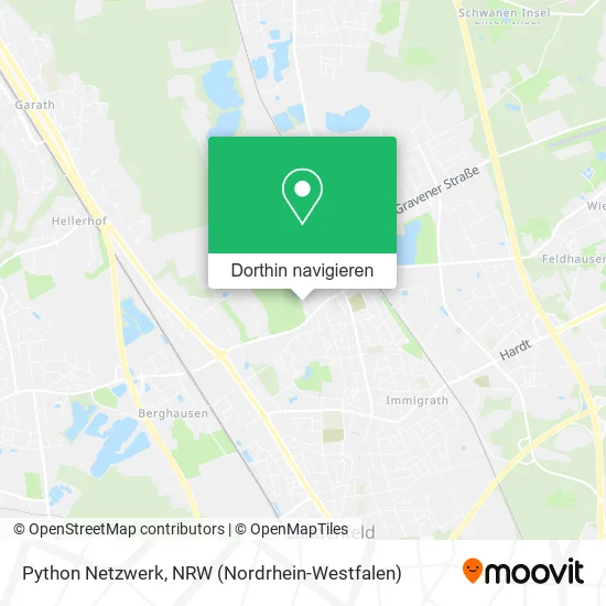 Python Netzwerk Karte