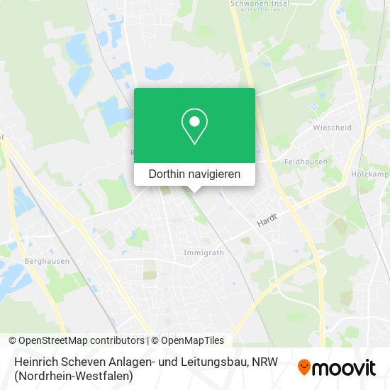 Heinrich Scheven Anlagen- und Leitungsbau Karte