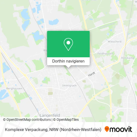 Komplexe Verpackung Karte