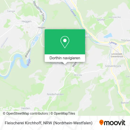 Fleischerei Kirchhoff Karte