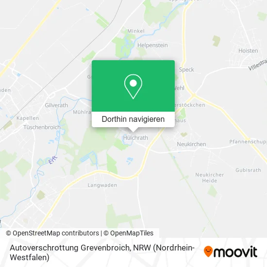 Autoverschrottung Grevenbroich Karte