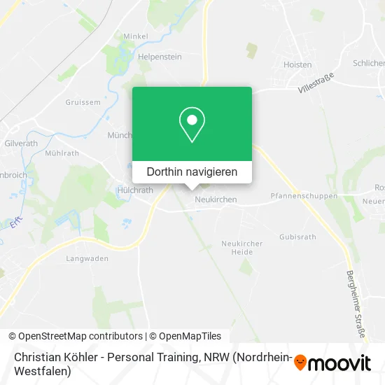 Christian Köhler - Personal Training Karte