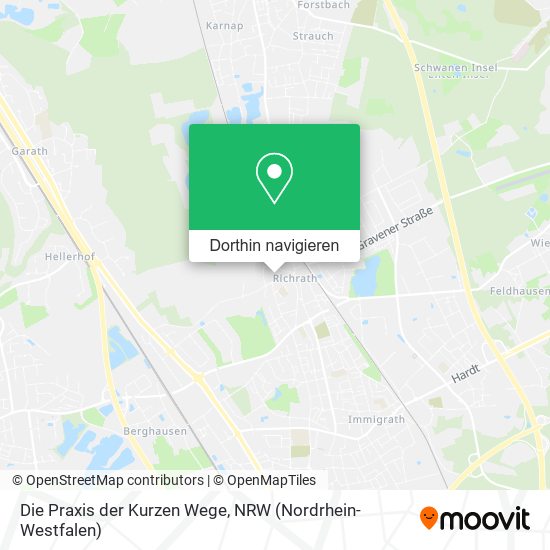 Die Praxis der Kurzen Wege Karte