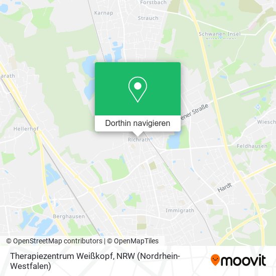 Therapiezentrum Weißkopf Karte