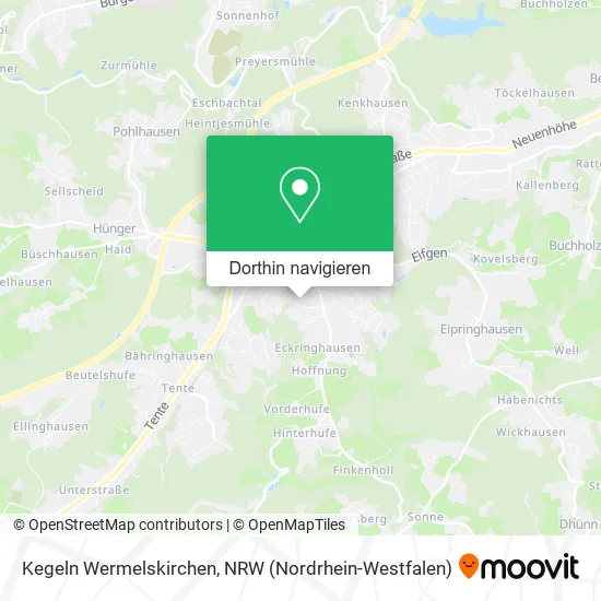 Kegeln Wermelskirchen Karte