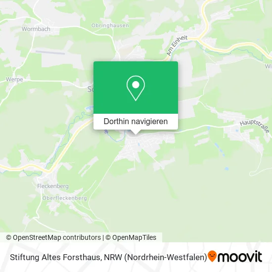 Stiftung Altes Forsthaus Karte