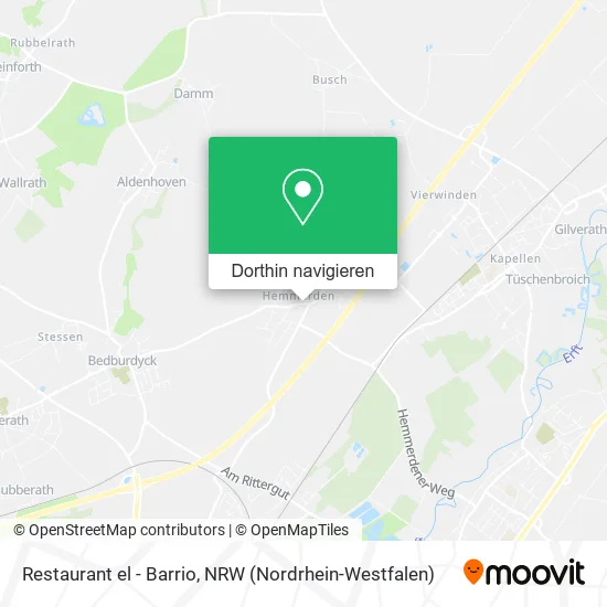 Restaurant el - Barrio Karte