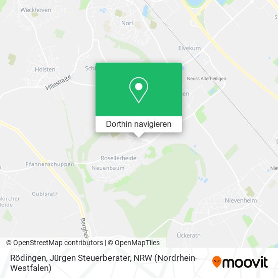 Rödingen, Jürgen Steuerberater Karte
