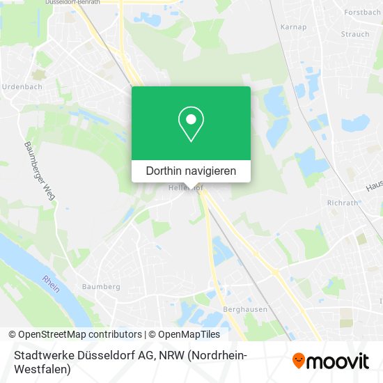 Stadtwerke Düsseldorf AG Karte
