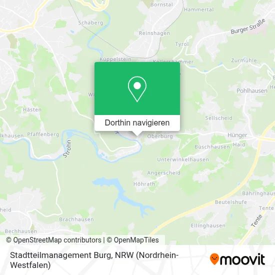 Stadtteilmanagement Burg Karte