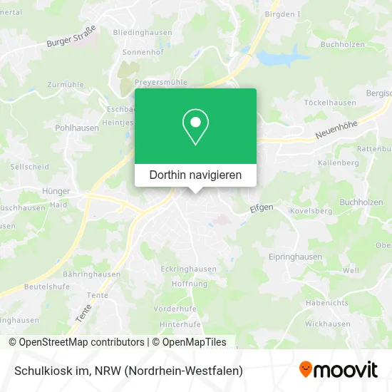 Schulkiosk im Karte