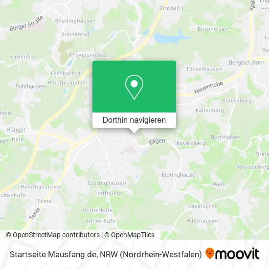 Startseite Mausfang de Karte