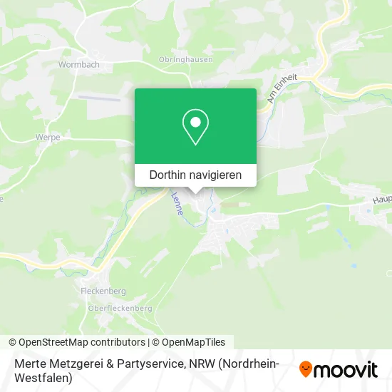 Merte Metzgerei & Partyservice Karte