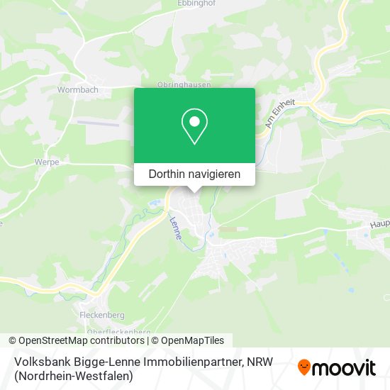 Volksbank Bigge-Lenne Immobilienpartner Karte