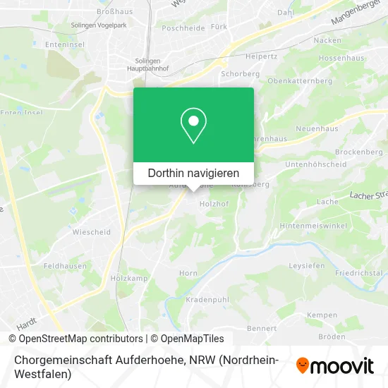 Chorgemeinschaft Aufderhoehe Karte