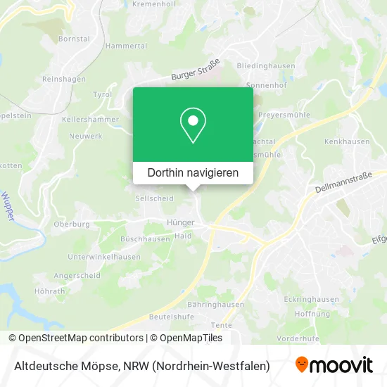 Altdeutsche Möpse Karte