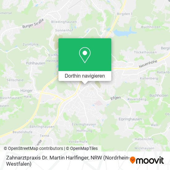Zahnarztpraxis Dr. Martin Harlfinger Karte