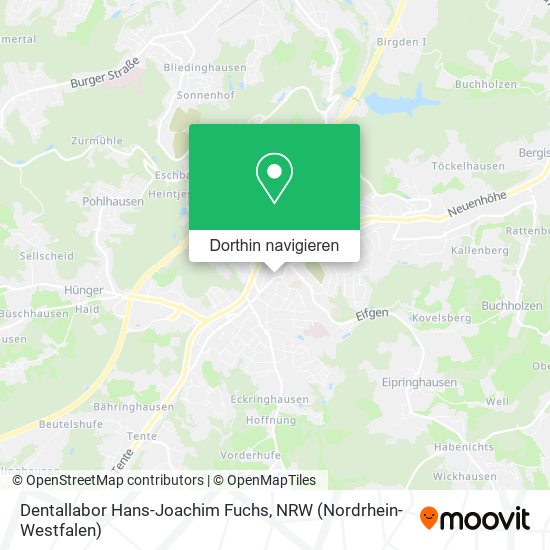 Dentallabor Hans-Joachim Fuchs Karte