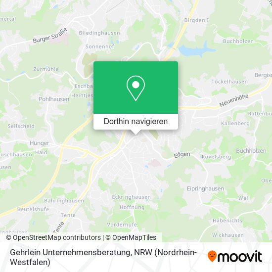 Gehrlein Unternehmensberatung Karte