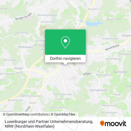 Luxenburger und Partner Unternehmensberatung Karte