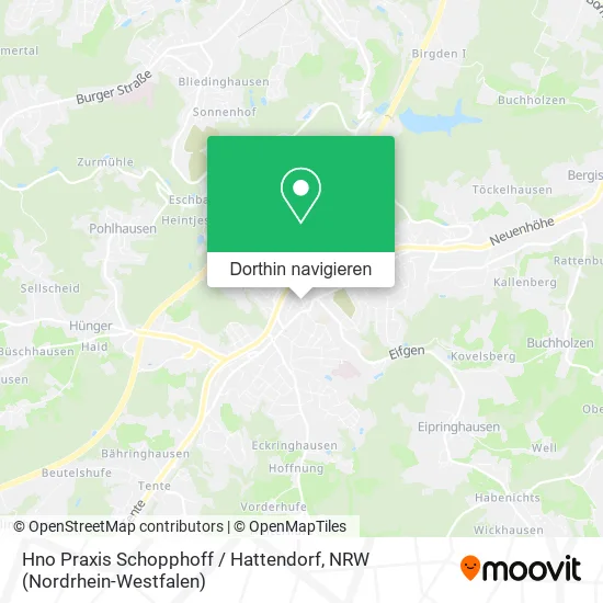 Hno Praxis Schopphoff / Hattendorf Karte