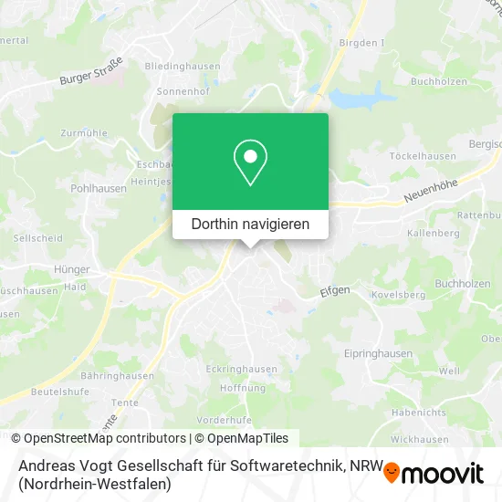 Andreas Vogt Gesellschaft für Softwaretechnik Karte