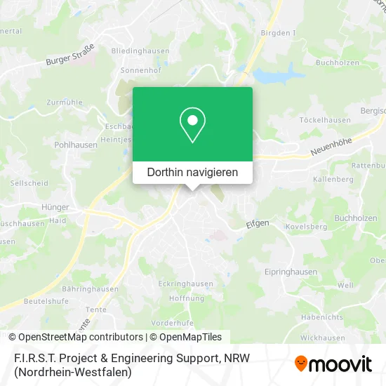 F.I.R.S.T. Project & Engineering Support Karte