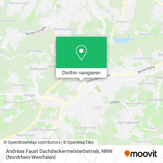 Andreas Faust Dachdeckermeisterbetrieb Karte