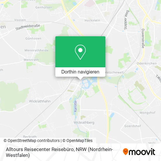 Alltours Reisecenter Reisebüro Karte