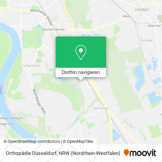 Orthopädie Düsseldorf Karte