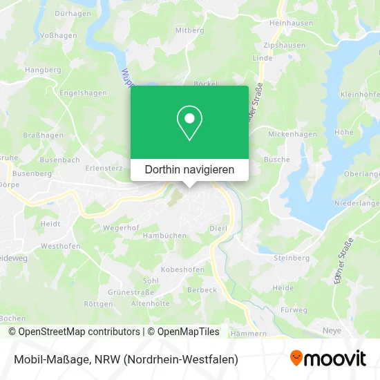 Mobil-Maßage Karte