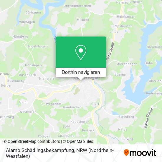 Alamo Schädlingsbekämpfung Karte