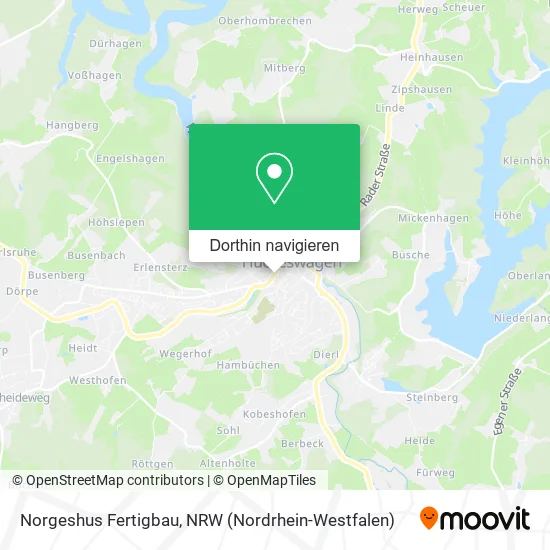 Norgeshus Fertigbau Karte