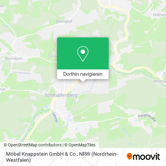 Möbel Knappstein GmbH & Co. Karte
